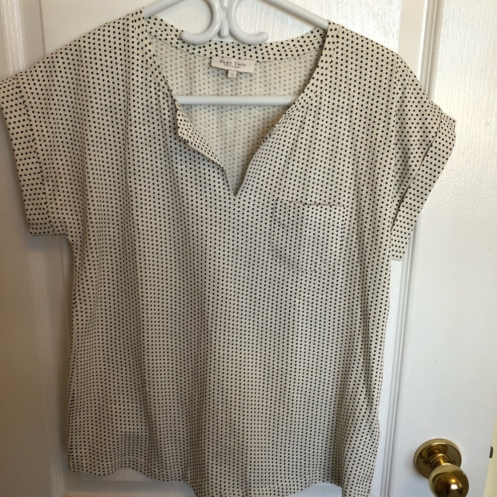 NWOT Polka Dot Blouse